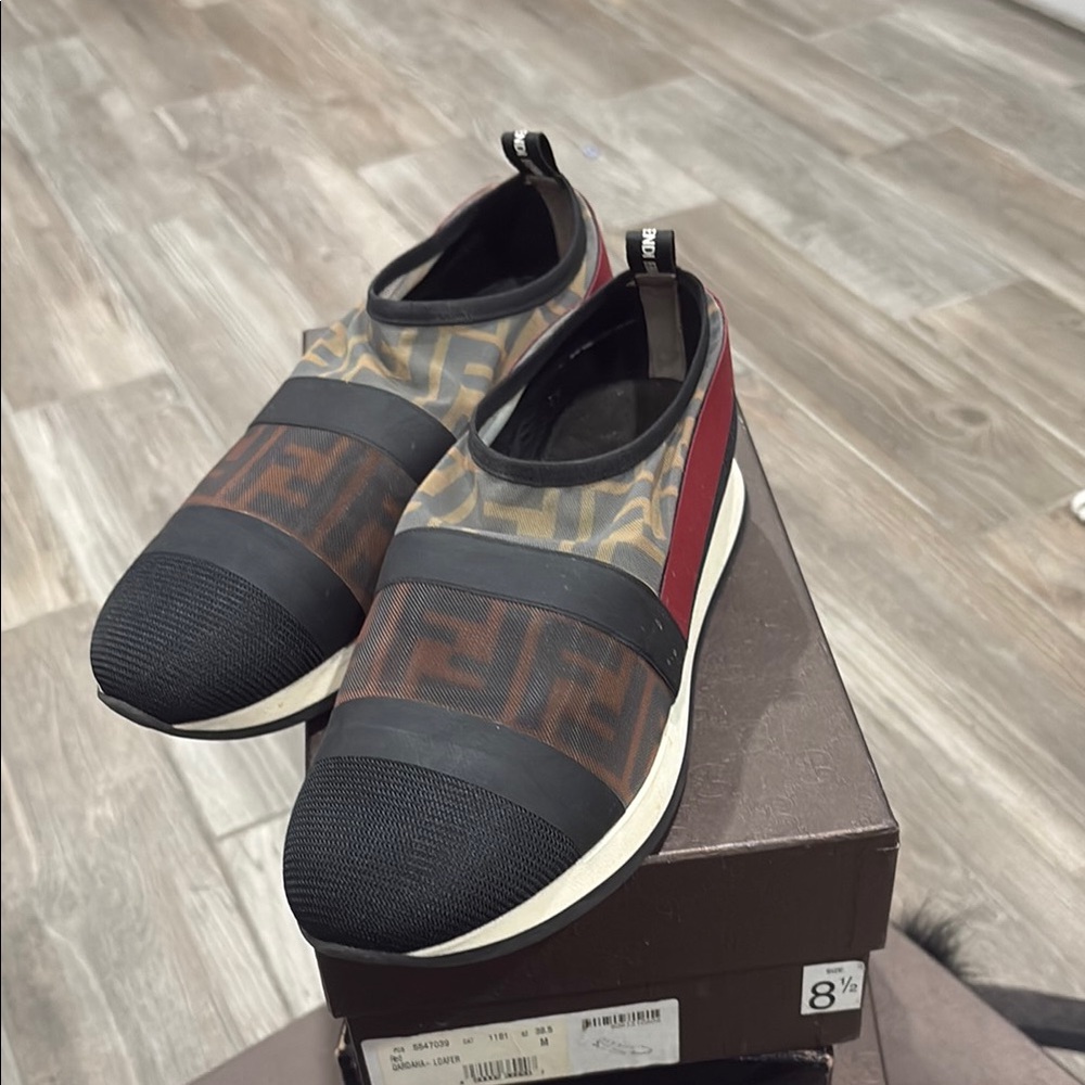 Fendi women's slip-on sneakers.